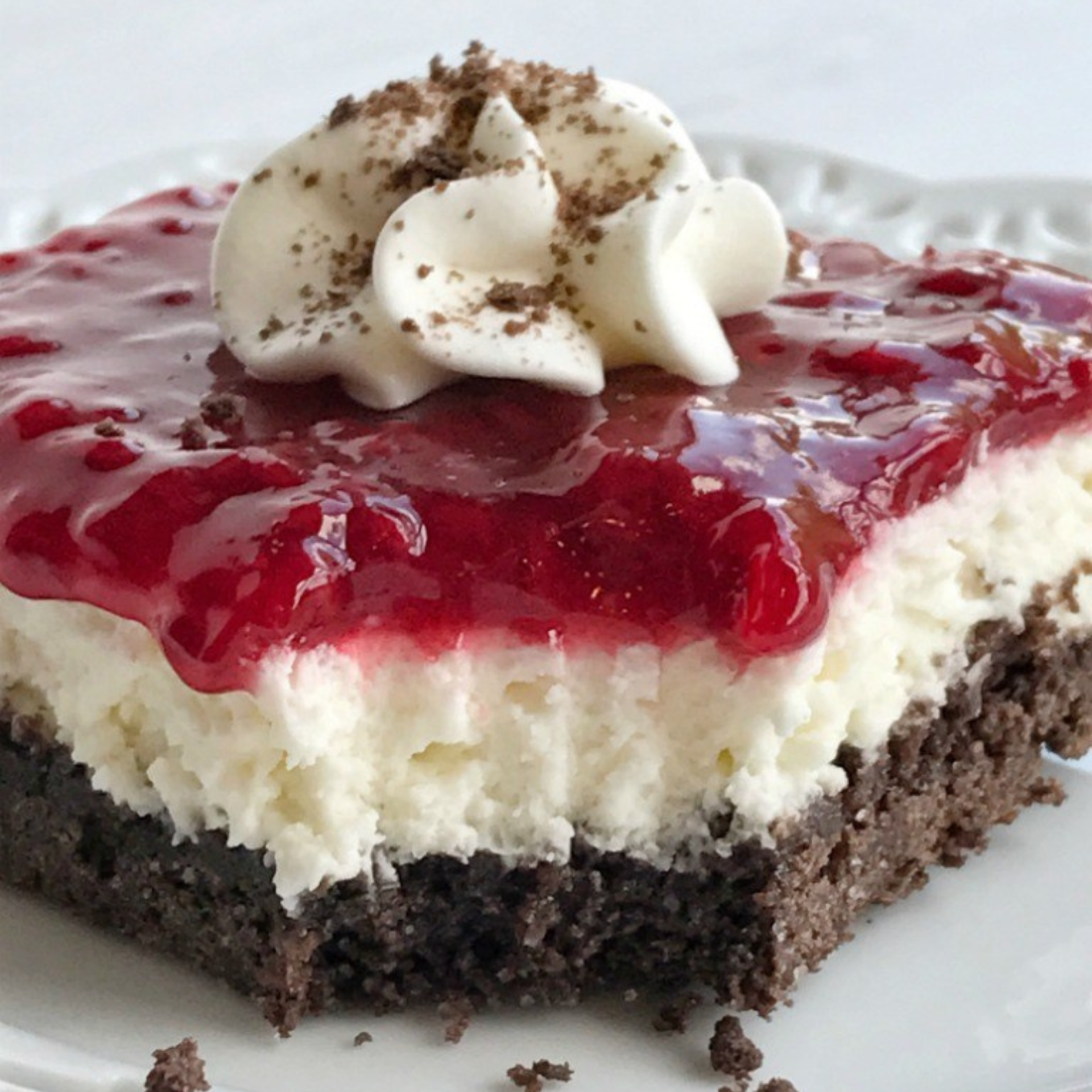 Raspberry Double Chocolate Cake